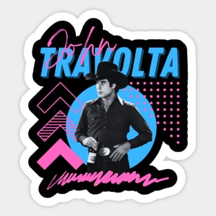 John travolta***original retro Sticker